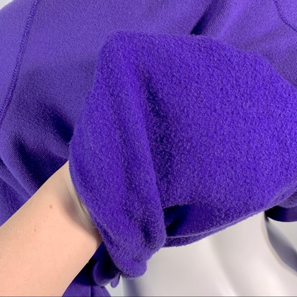 Vintage 80s 90s style rabbit bunny purple sweatshirt retro Honey Bunny - Picture 7 of 12